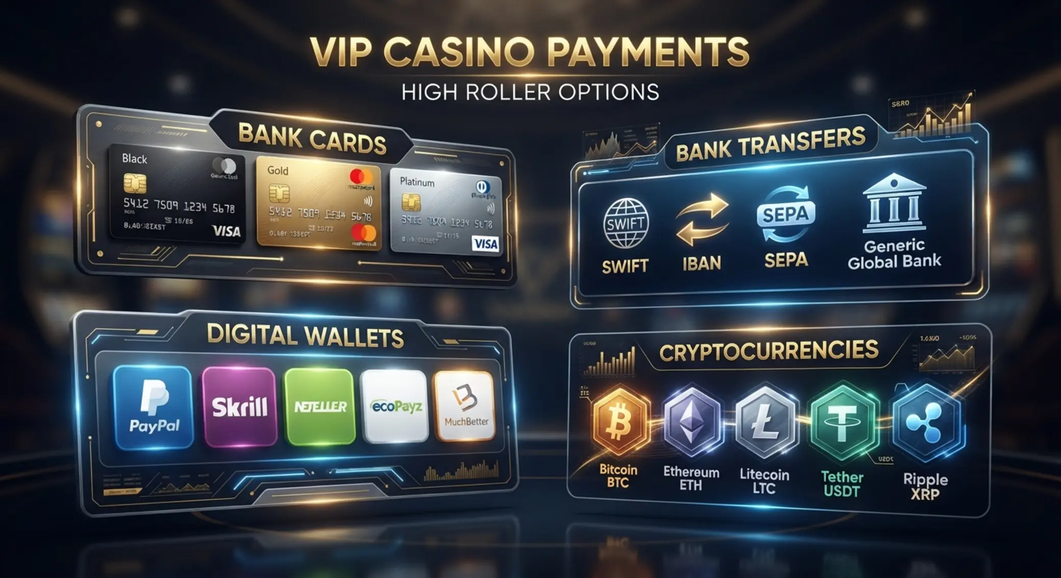 Metody płatności dla graczy high roller w kasynie online